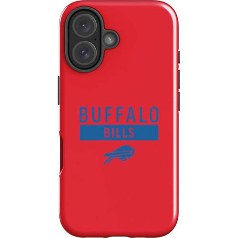 NFL Buffalo Bills Red Performance Series iPhone 16 Plus Impact Case